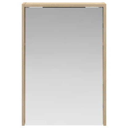 vidaXL Bathroom Mirror Cabinet with Shelf Sonoma Oak 43 x 16 x 62.5 cm