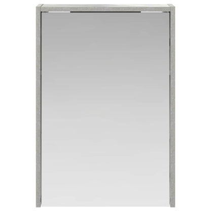 vidaXL Bathroom Mirror Cabinet Concrete Grey 43 x 16 x 62.5 cm
