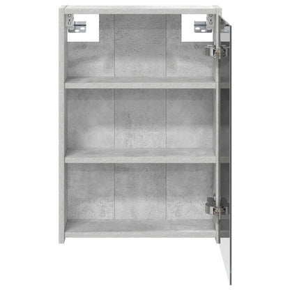 vidaXL Bathroom Mirror Cabinet Concrete Grey 43 x 16 x 62.5 cm
