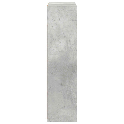 vidaXL Bathroom Mirror Cabinet Concrete Grey 43 x 16 x 62.5 cm