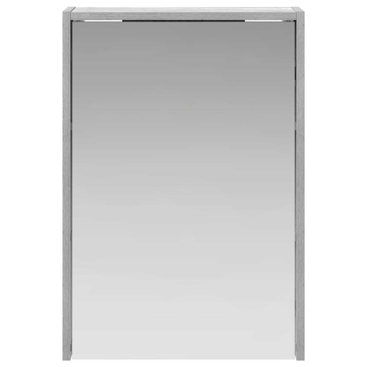 vidaXL Bathroom Mirror Cabinet with Door Grey Sonoma 43 x 16 x 62.5 cm