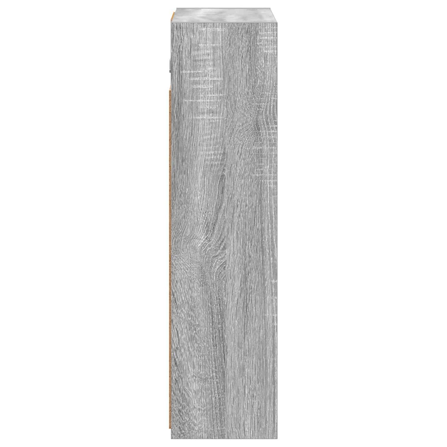 vidaXL Bathroom Mirror Cabinet with Door Grey Sonoma 43 x 16 x 62.5 cm