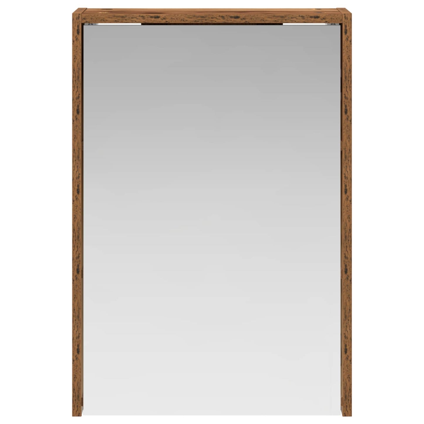vidaXL Bathroom Mirror Cabinet with Shelf Old Wood 43 x 16 x 62.5 cm