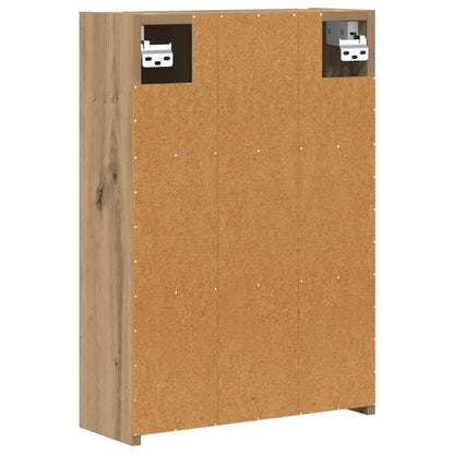 vidaXL Bathroom Mirror Cabinet Artisian Oak 43 x 16 x 62.5 cm