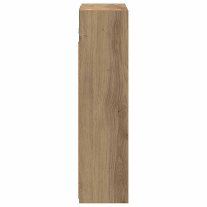 vidaXL Bathroom Mirror Cabinet Artisian Oak 43 x 16 x 62.5 cm