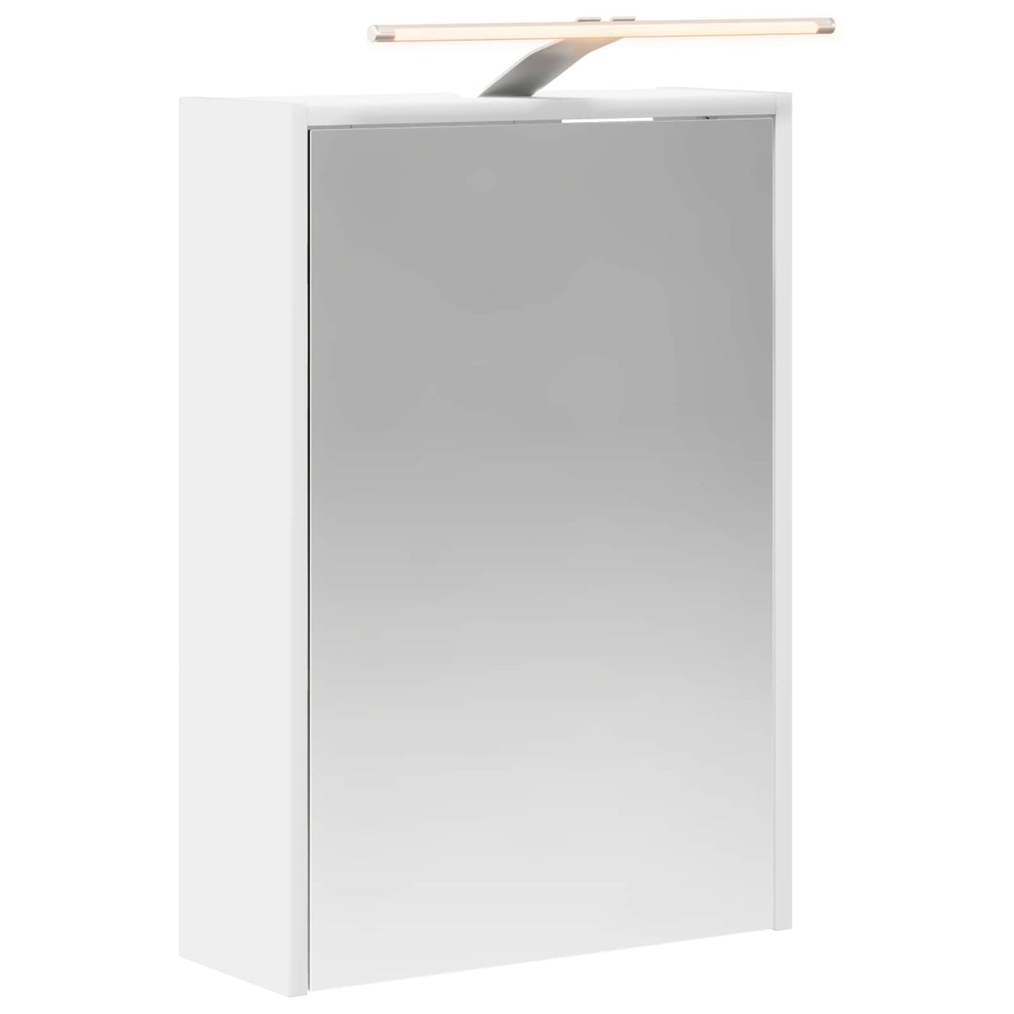 vidaXL Bathroom Mirror Cabinet White 43 x 16 x 62.5 cm Engineered wood