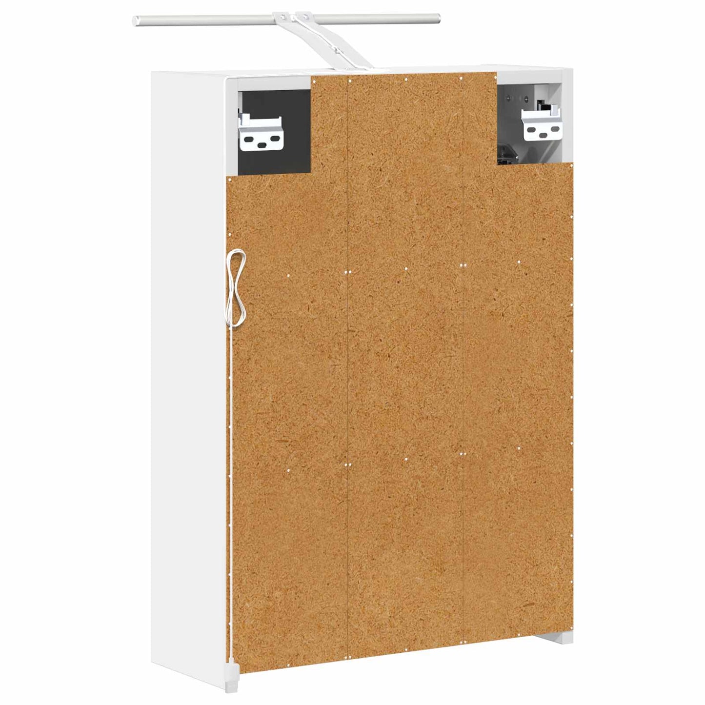 vidaXL Bathroom Mirror Cabinet White 43 x 16 x 62.5 cm Engineered wood