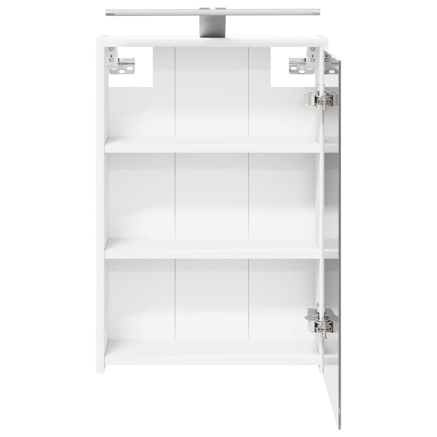 vidaXL Bathroom Mirror Cabinet White 43 x 16 x 62.5 cm Engineered wood
