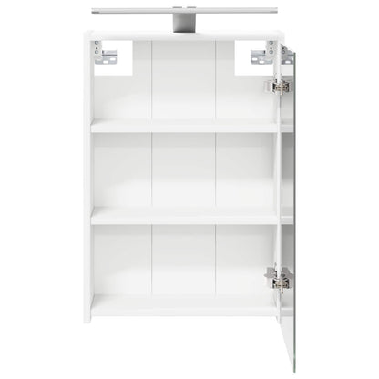 vidaXL Bathroom Mirror Cabinet White 43 x 16 x 62.5 cm Engineered wood