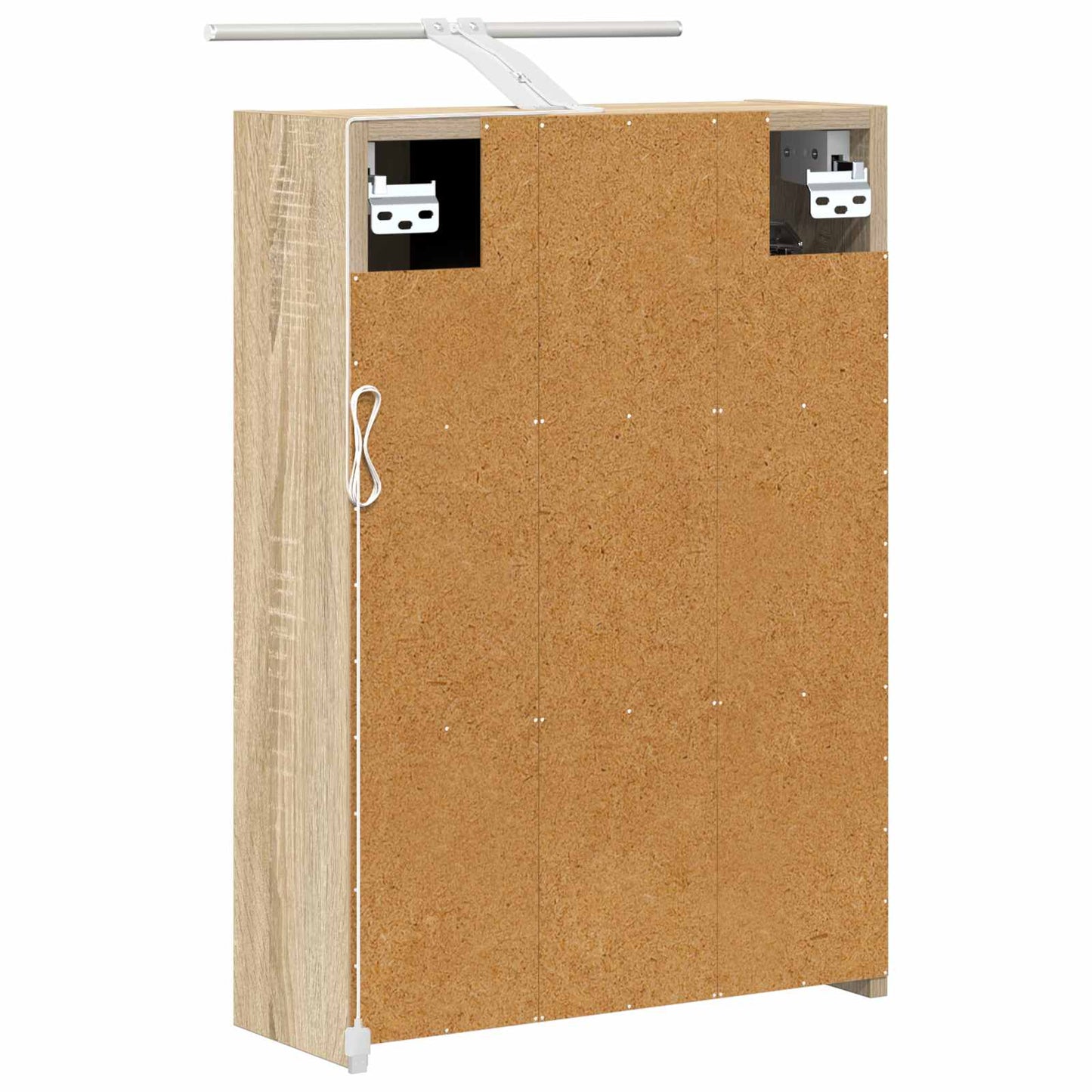 vidaXL Bathroom Mirror Cabinet with Shelf Sonoma Oak 43 x 16 x 62.5 cm