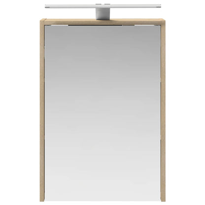vidaXL Bathroom Mirror Cabinet with Shelf Sonoma Oak 43 x 16 x 62.5 cm