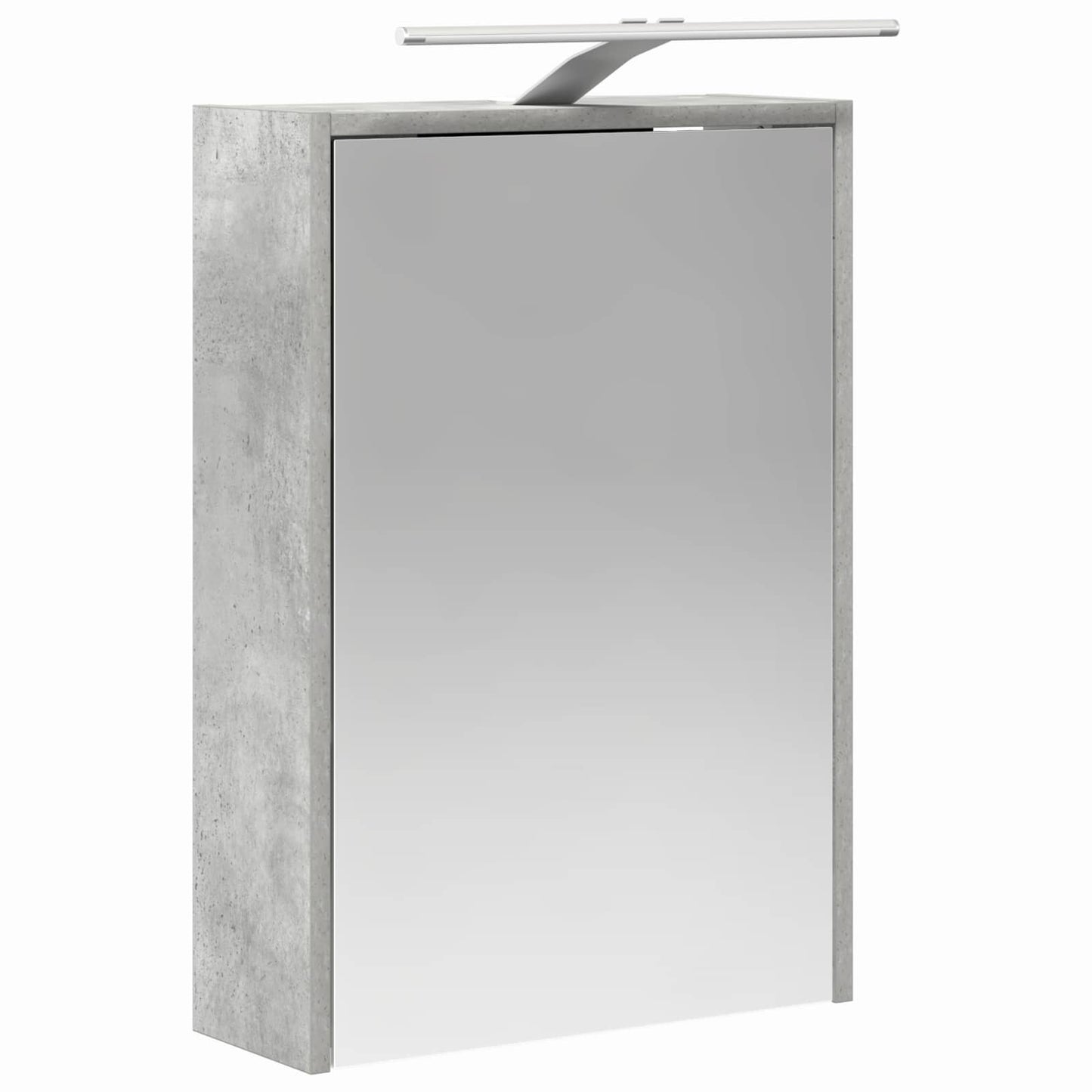 vidaXL Bathroom Mirror Cabinet Concrete Grey 43 x 16 x 62.5 cm