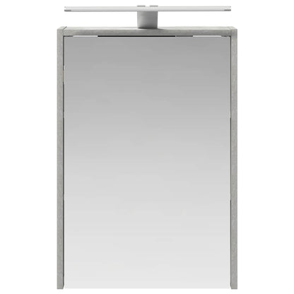 vidaXL Bathroom Mirror Cabinet Concrete Grey 43 x 16 x 62.5 cm
