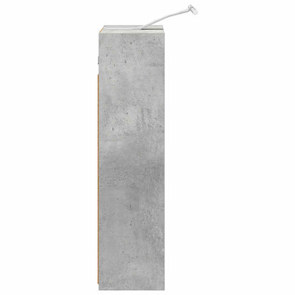 vidaXL Bathroom Mirror Cabinet Concrete Grey 43 x 16 x 62.5 cm