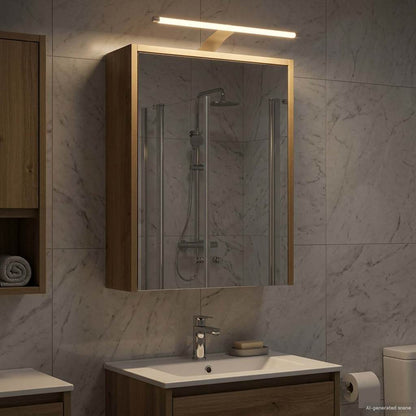 vidaXL Bathroom Mirror Cabinet Artisian Oak 43 x 16 x 62.5 cm