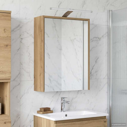 vidaXL Bathroom Mirror Cabinet Artisian Oak 43 x 16 x 62.5 cm