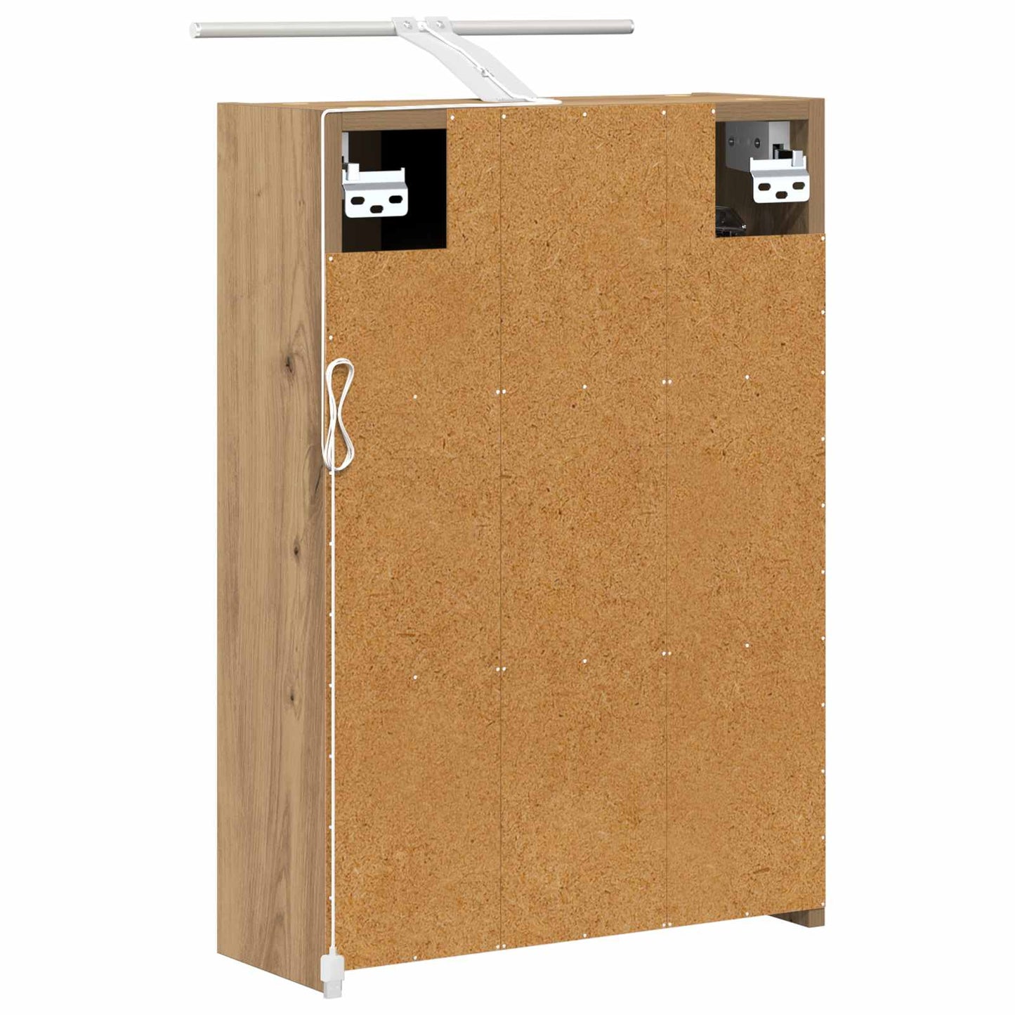 vidaXL Bathroom Mirror Cabinet Artisian Oak 43 x 16 x 62.5 cm