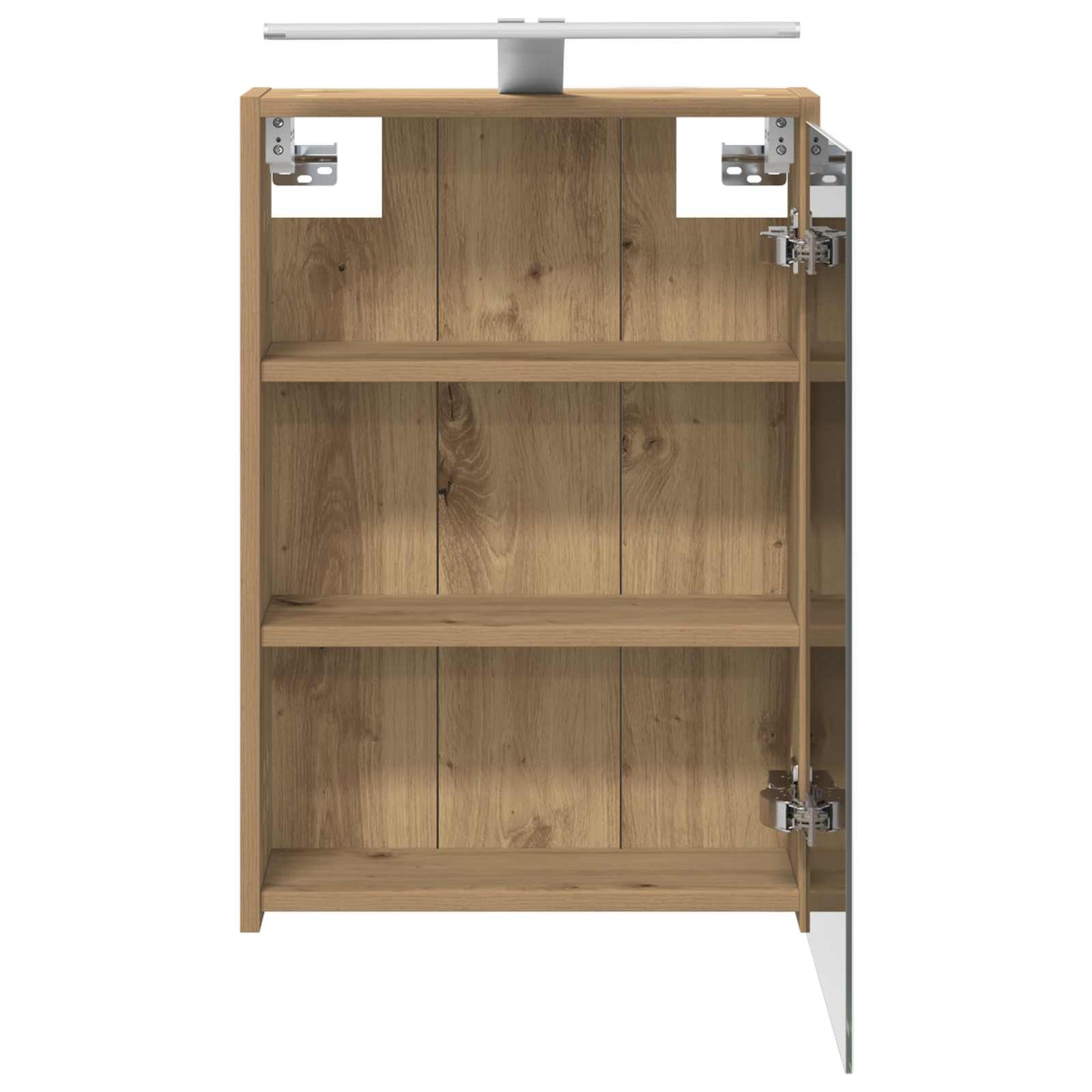 vidaXL Bathroom Mirror Cabinet Artisian Oak 43 x 16 x 62.5 cm