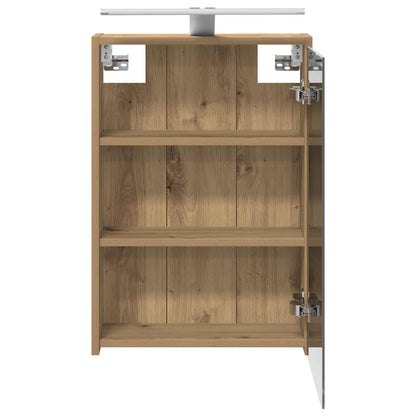 vidaXL Bathroom Mirror Cabinet Artisian Oak 43 x 16 x 62.5 cm
