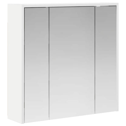vidaXL Bathroom Mirror Cabinet White 63.5 x 16 x 62.5 cm