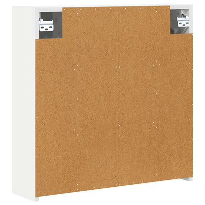 vidaXL Bathroom Mirror Cabinet White 63.5 x 16 x 62.5 cm