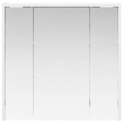 vidaXL Bathroom Mirror Cabinet White 63.5 x 16 x 62.5 cm