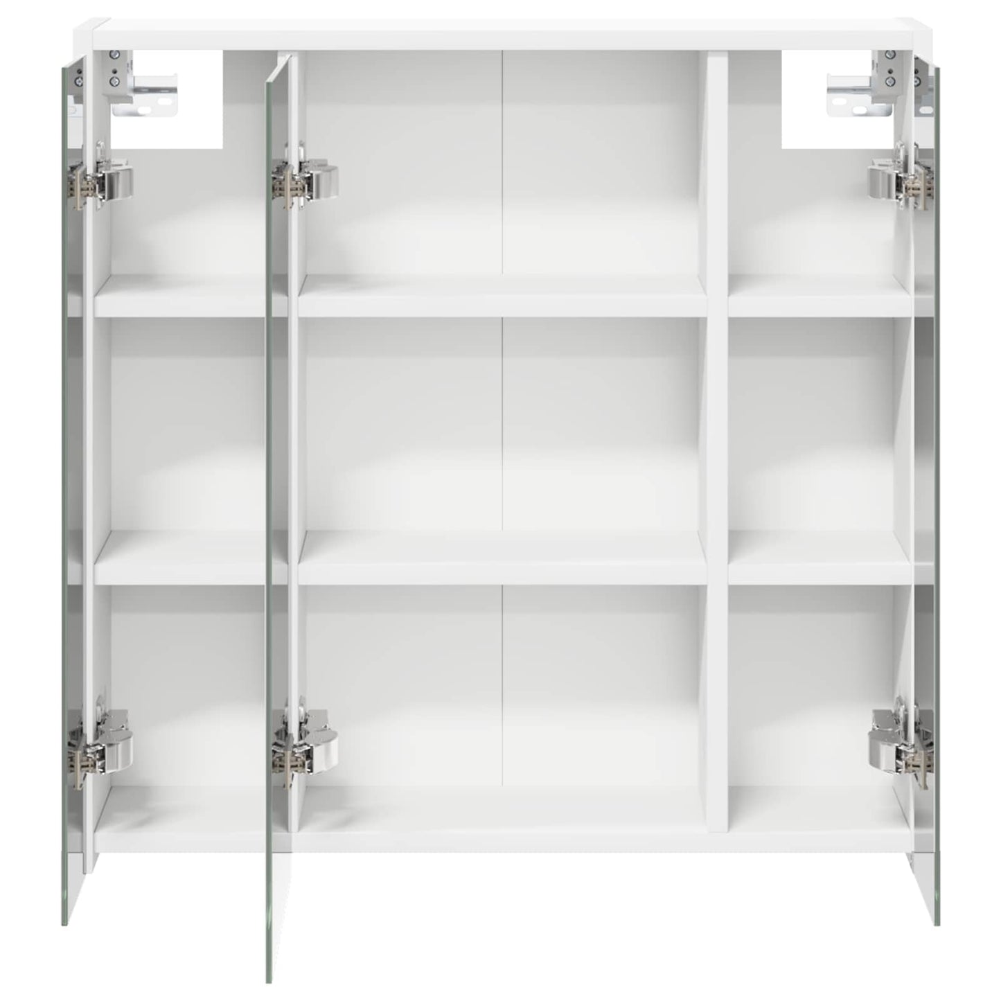 vidaXL Bathroom Mirror Cabinet White 63.5 x 16 x 62.5 cm