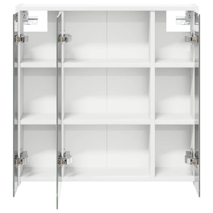 vidaXL Bathroom Mirror Cabinet White 63.5 x 16 x 62.5 cm