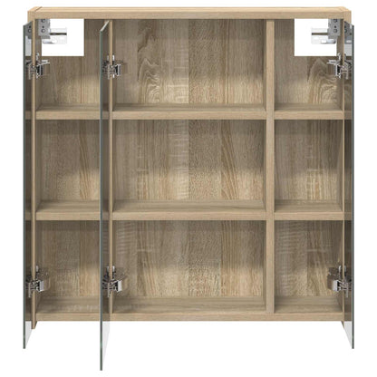 vidaXL Bathroom Mirror Cabinet Sonoma Oak 63.5 x 16 x 62.5 cm