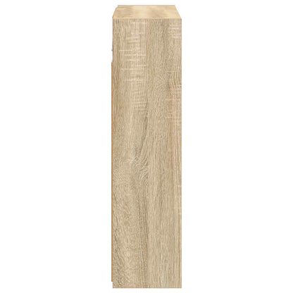 vidaXL Bathroom Mirror Cabinet Sonoma Oak 63.5 x 16 x 62.5 cm