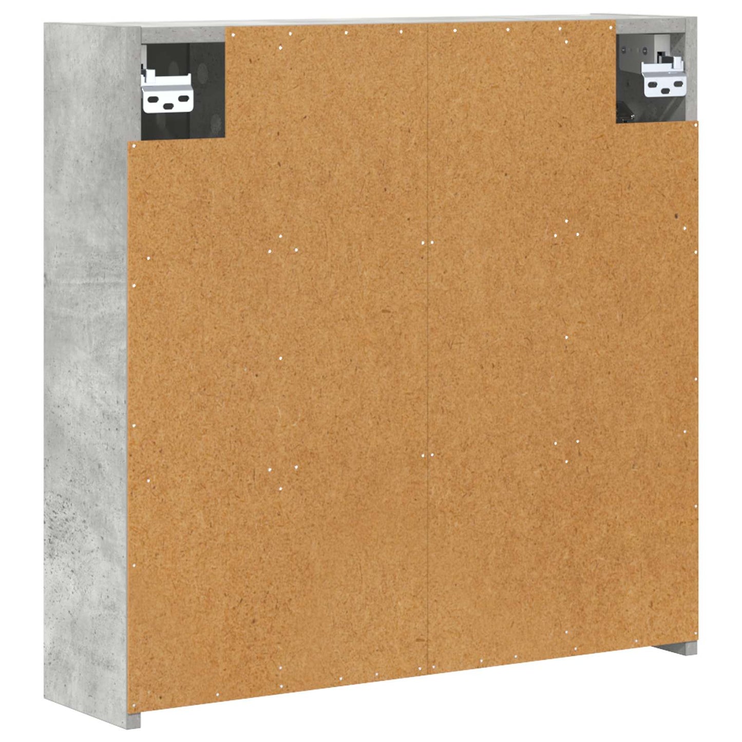 vidaXL Bathroom Mirror Cabinet Concrete Grey 63.5 x 16 x 62.5 cm
