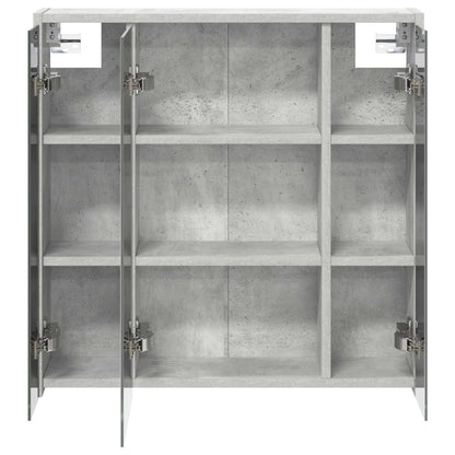 vidaXL Bathroom Mirror Cabinet Concrete Grey 63.5 x 16 x 62.5 cm