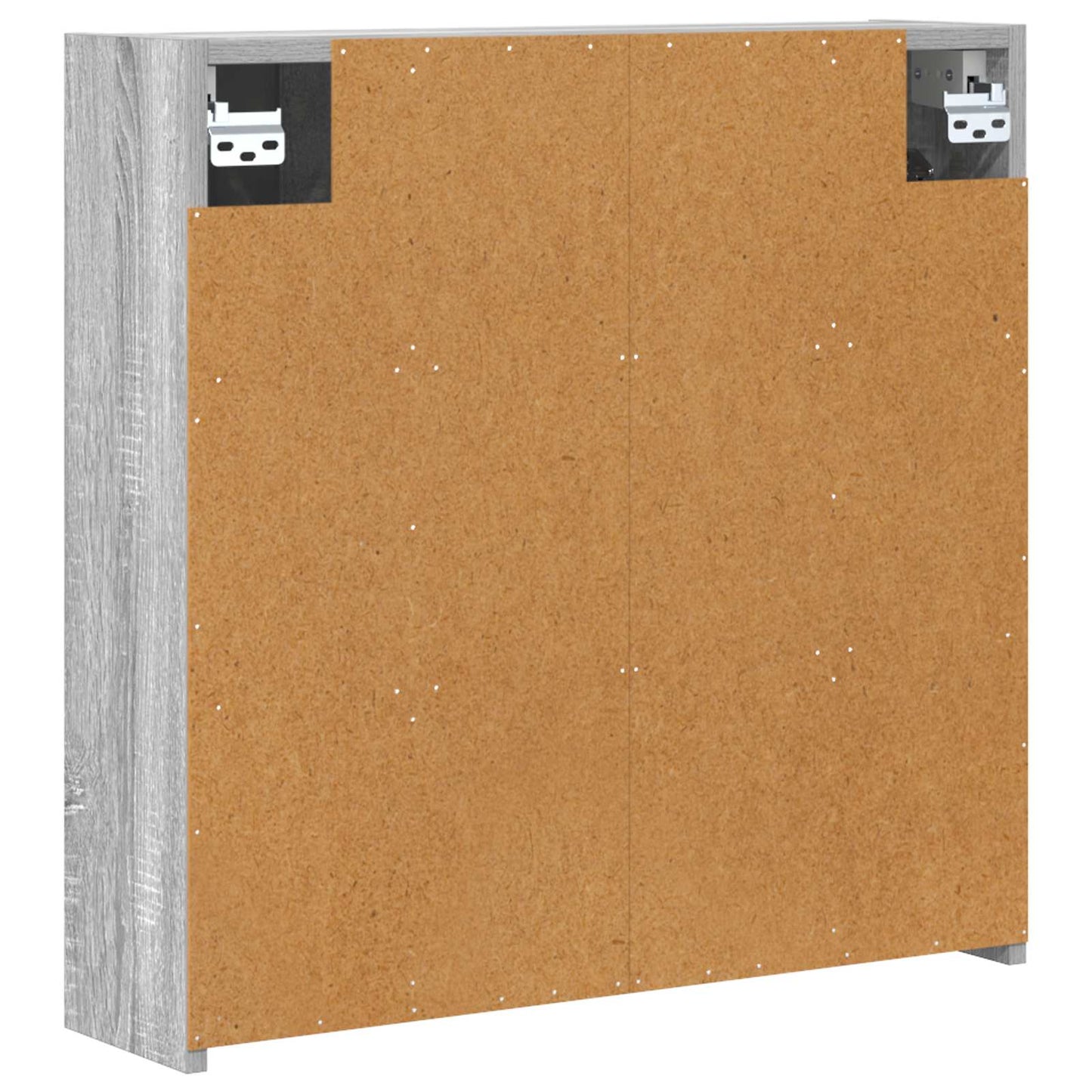 vidaXL Bathroom Mirror Cabinet Grey Sonoma 63.5 x 16 x 62.5 cm