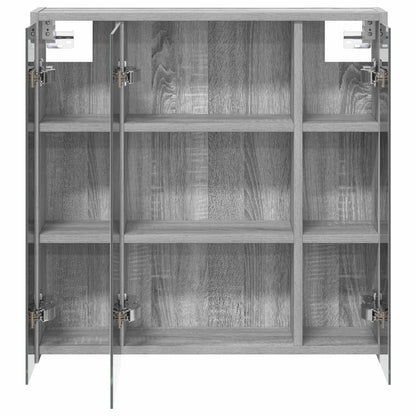 vidaXL Bathroom Mirror Cabinet Grey Sonoma 63.5 x 16 x 62.5 cm
