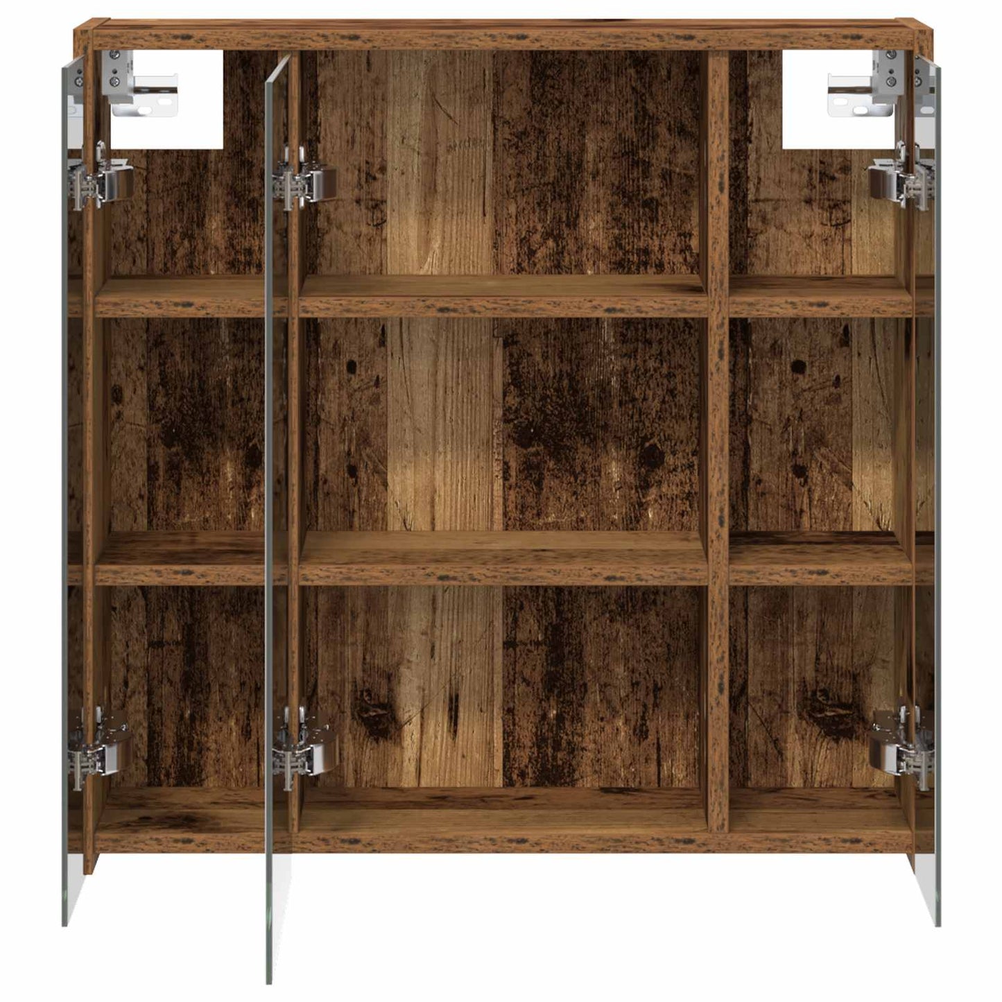 vidaXL Bathroom Mirror Cabinet Old Wood 63.5 x 16 x 62.5 cm
