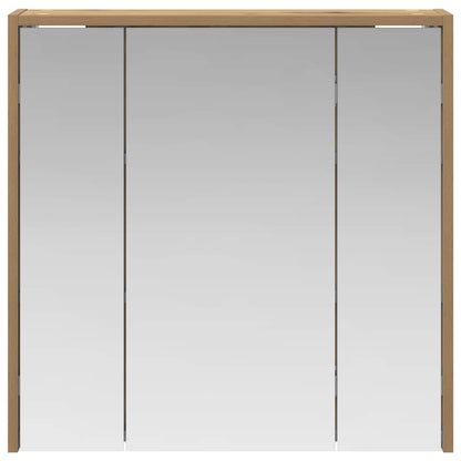 vidaXL Bathroom Mirror Cabinet Artisian Oak 63.5 x 16 x 62.5 cm