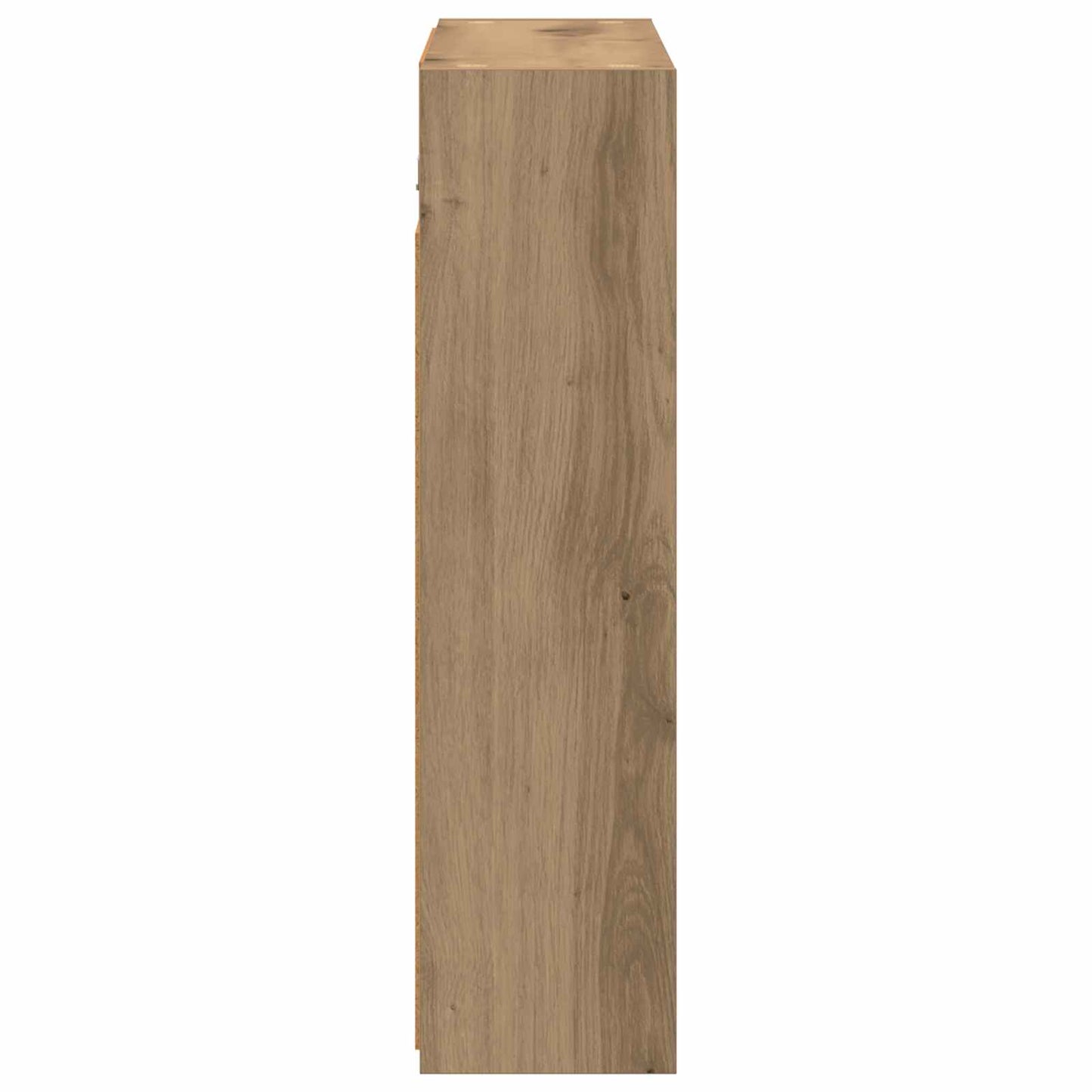 vidaXL Bathroom Mirror Cabinet Artisian Oak 63.5 x 16 x 62.5 cm