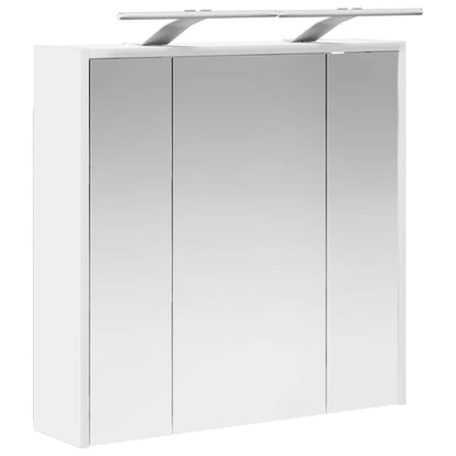 vidaXL Bathroom Mirror Cabinet White 63.5 x 16 x 62.5 cm