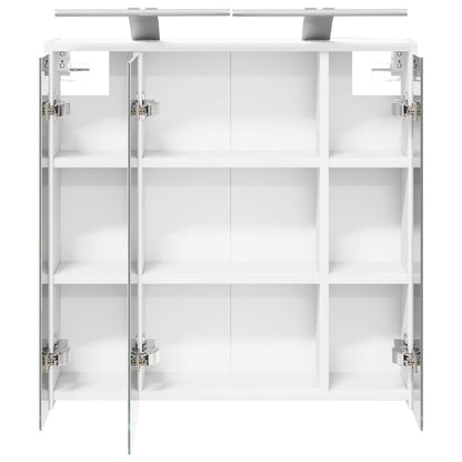 vidaXL Bathroom Mirror Cabinet White 63.5 x 16 x 62.5 cm