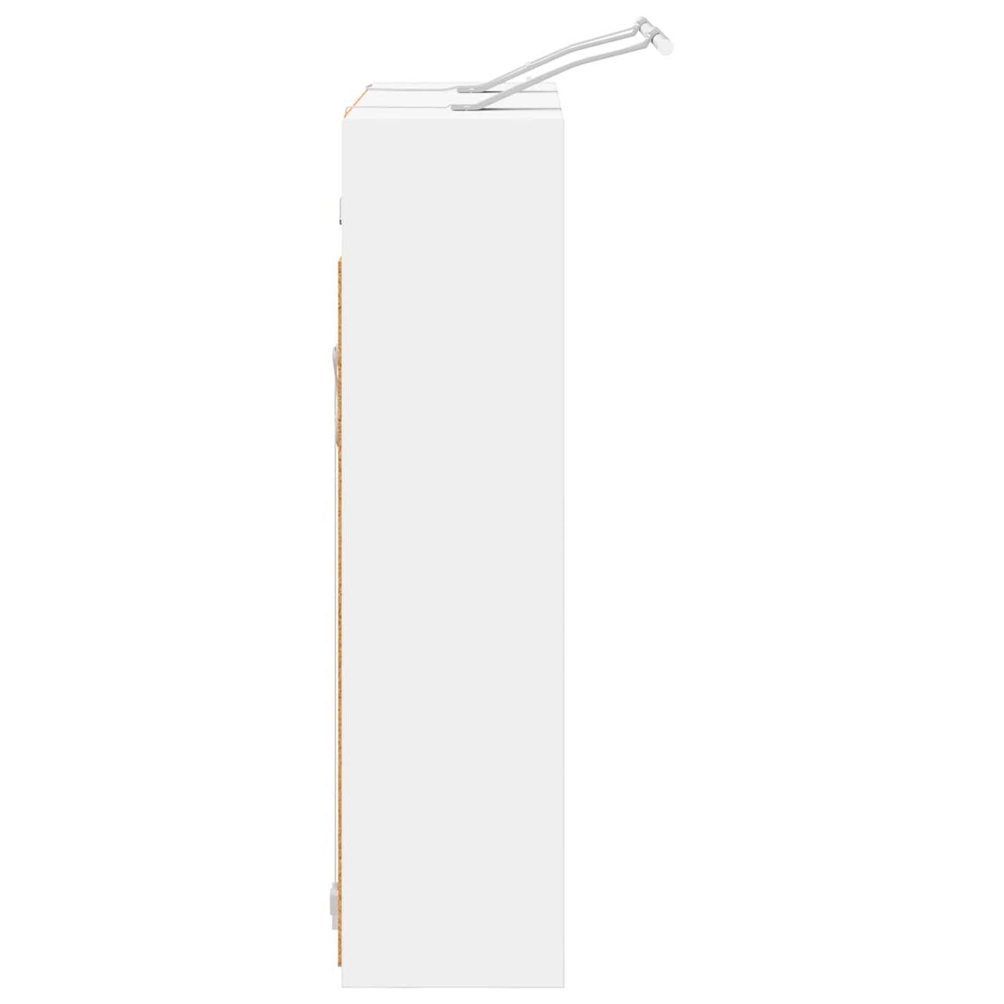 vidaXL Bathroom Mirror Cabinet White 63.5 x 16 x 62.5 cm