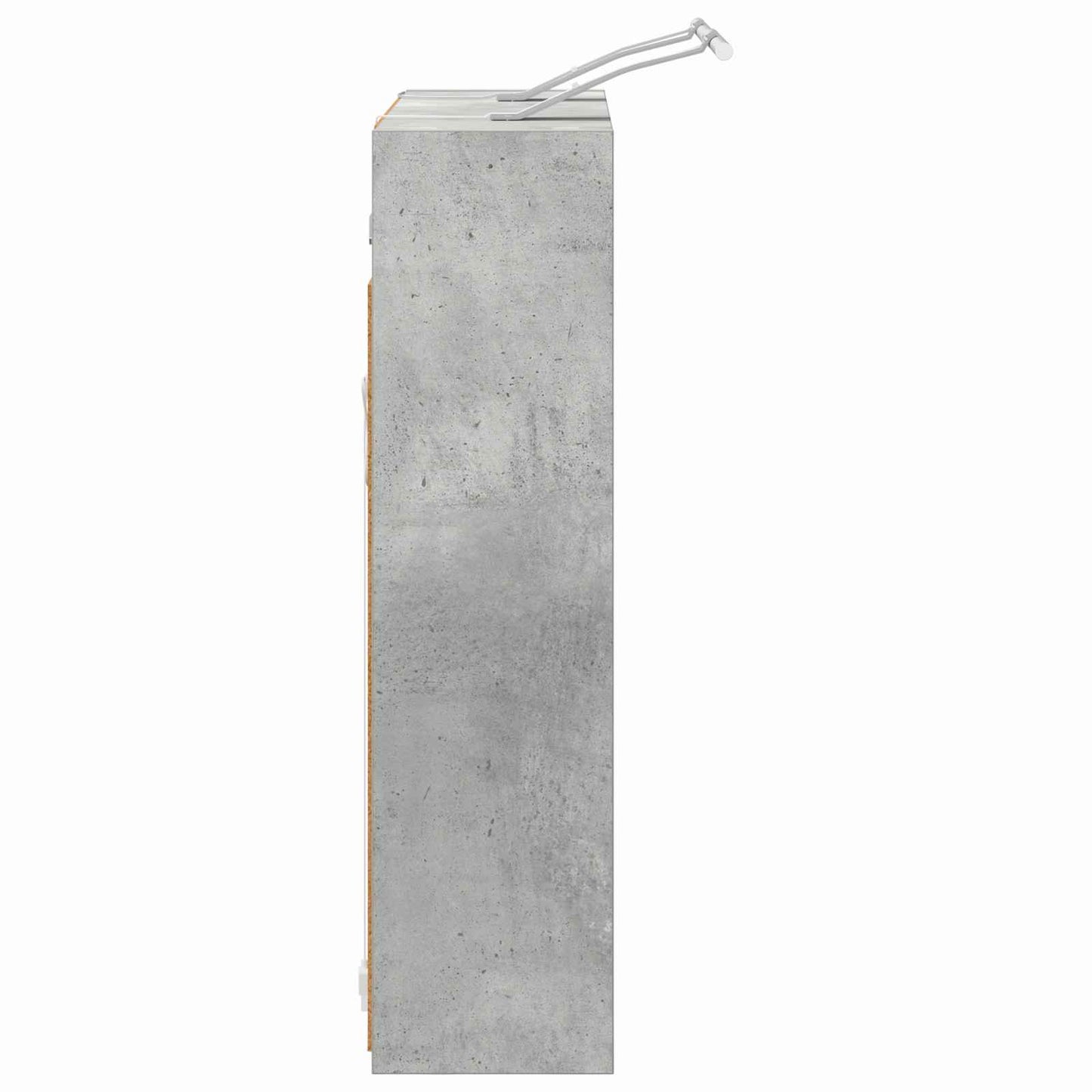 vidaXL Bathroom Mirror Cabinet Concrete Grey 63.5 x 16 x 62.5 cm