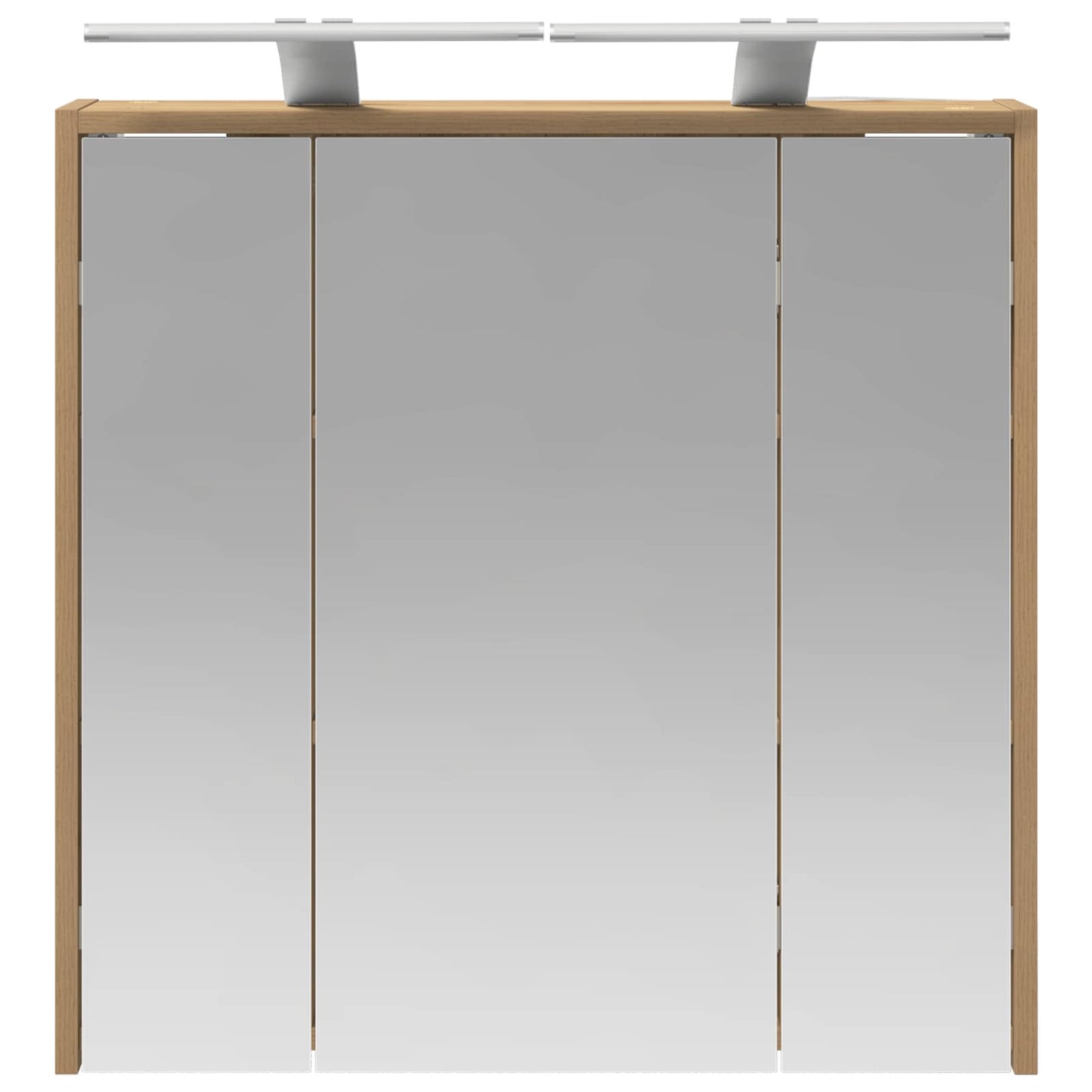 vidaXL Bathroom Mirror Cabinet Artisian Oak 63.5 x 16 x 62.5 cm