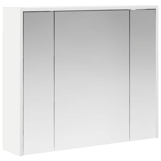 vidaXL Bathroom Mirror Cabinet White 73.5 x 16 x 62.5 cm