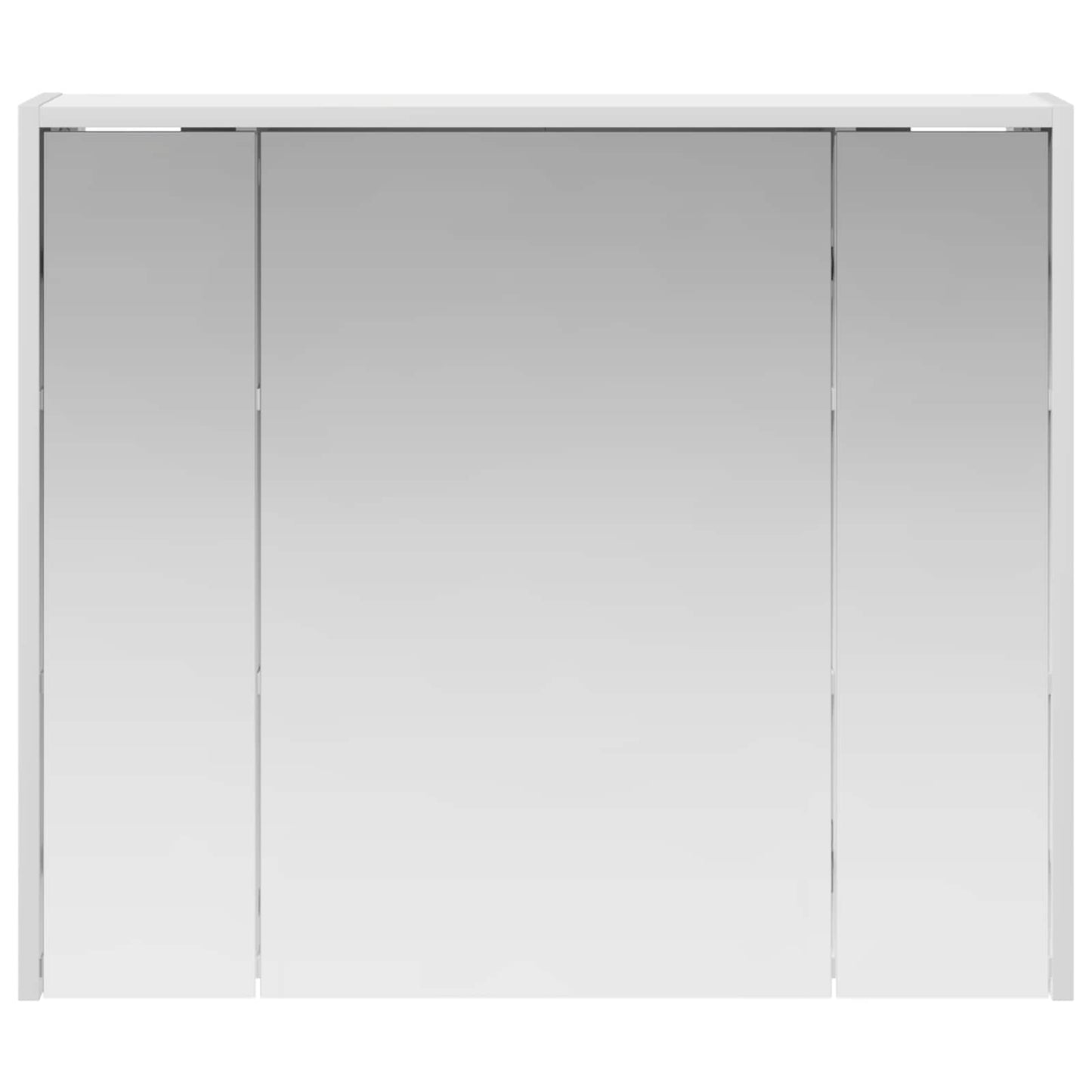 vidaXL Bathroom Mirror Cabinet White 73.5 x 16 x 62.5 cm