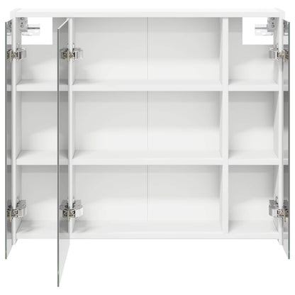 vidaXL Bathroom Mirror Cabinet White 73.5 x 16 x 62.5 cm