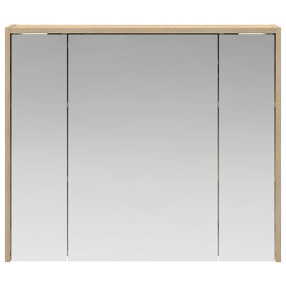 vidaXL Bathroom Mirror Cabinet Sonoma Oak 73.5 x 16 x 62.5 cm