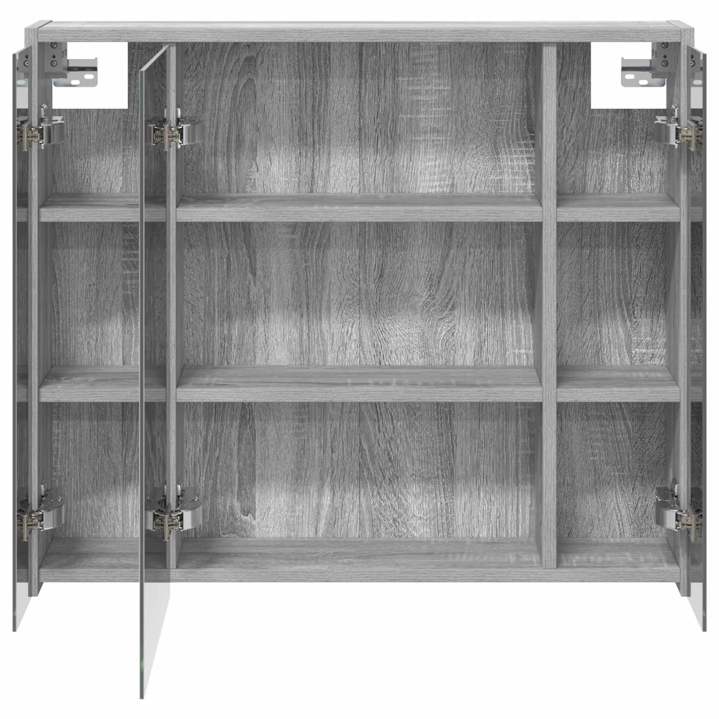 vidaXL Bathroom Mirror Cabinet Grey Sonoma 73.5 x 16 x 62.5 cm