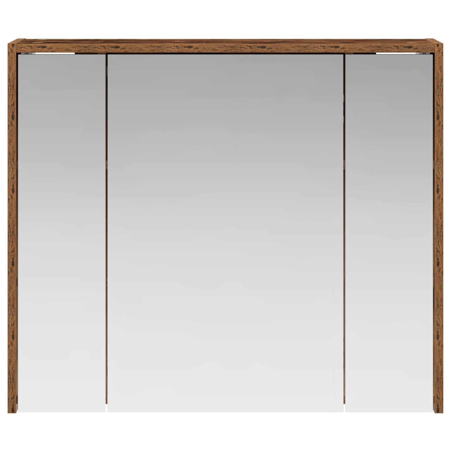 vidaXL Bathroom Mirror Cabinet Old Wood 73.5 x 16 x 62.5 cm
