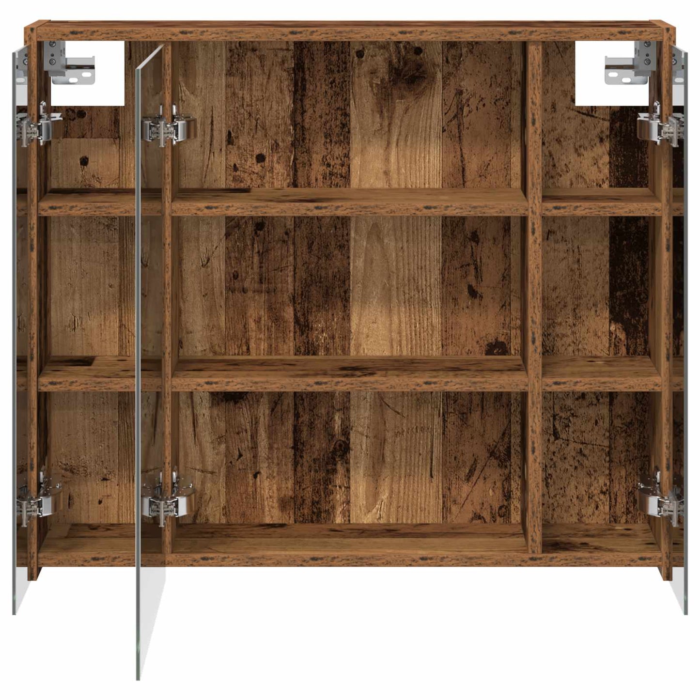 vidaXL Bathroom Mirror Cabinet Old Wood 73.5 x 16 x 62.5 cm