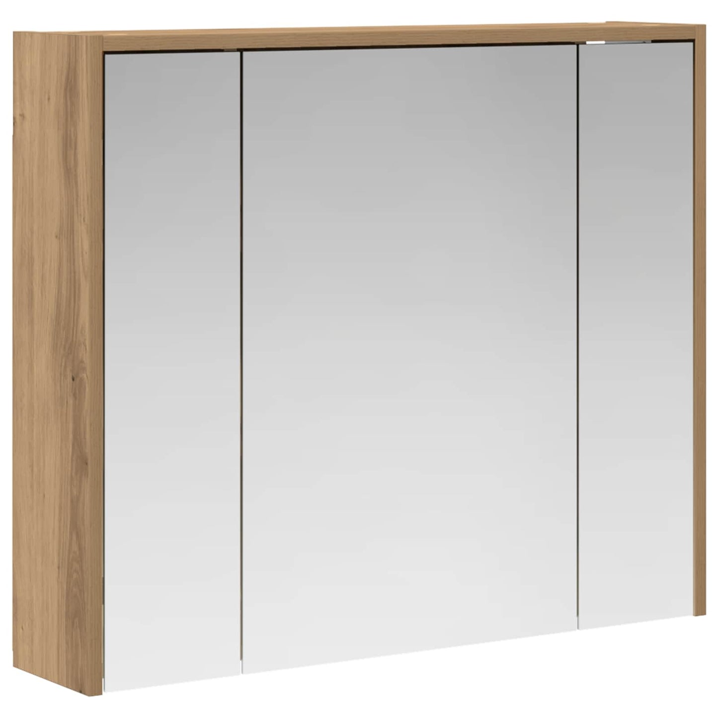 vidaXL Bathroom Mirror Cabinet Artisian Oak 73.5 x 16 x 62.5 cm